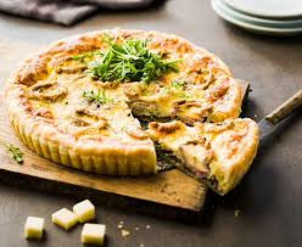 Quiche aux champignons